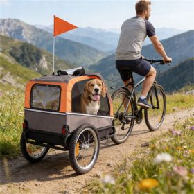 Dog bike trailer, pet bike