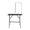 Pet Grooming Table Arm with Clamp, 36''x24'' Dog Grooming Station, Foldable Pets Grooming Stand for Medium and Small Dogs