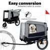 Outdoor Heavy Duty Foldable Utility Pet Stroller Dog Carriers Bicycle Trailer