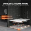 Shower Curb Kit, 60"x38" Shower Pan Kit with 6.3" Central Drain, Lightweight EPS Shower Installation Kits with 2 Waterproof Cloths
