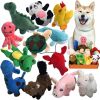 Squeaky Plush Dog Toy Pack for Puppy Stuffed Puppy Chew Toys