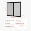 RV Screen Door Protector, 22.5 x 20 inch Door Grille, Easy to Install and Disassemble, Reinforced Breathable Protective Mesh