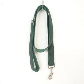 MUTTCO pet collar bow traction set (Option: Green B-M)