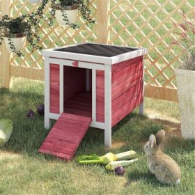 Dog House, Pet House, Rabbit House, Duck House (Color: Red)
