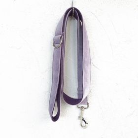 MUTTCO drawstring traction belt set (Option: Light purple Leash-S)