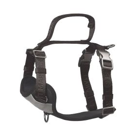 PETMARVEL Adjustable Embroidered Stylish Dog Harness (Option: Grey-Small)