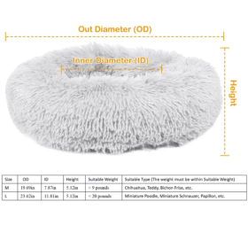Soft And Warm Wool Dog Cat Bed (Option: Style1)